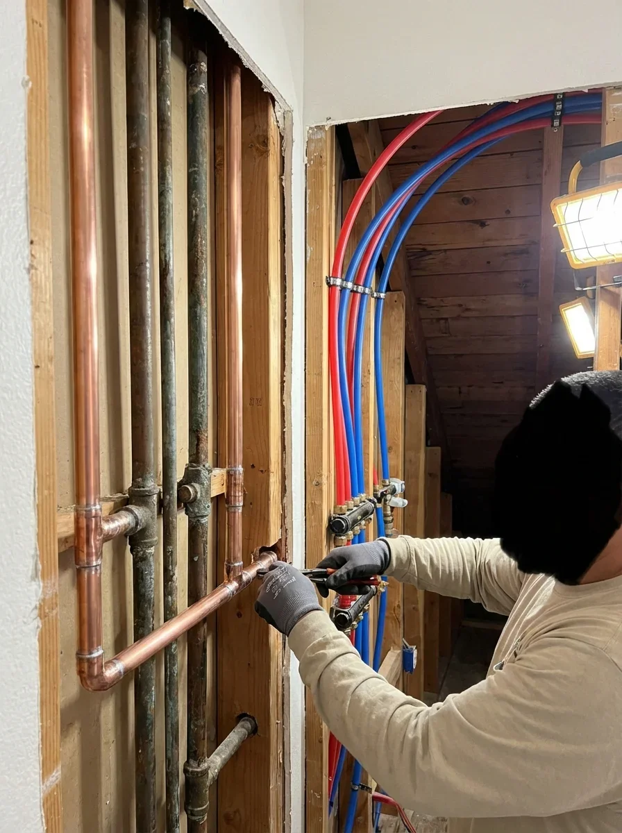 Understanding Your Repiping Material Options — copper vs PEX repiping Phoenix