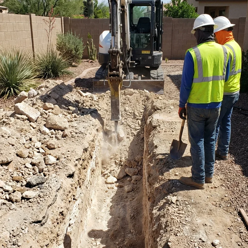 Caliche Excavation: Why Phoenix Sewer Work Costs More — when to call a plumber Phoenix