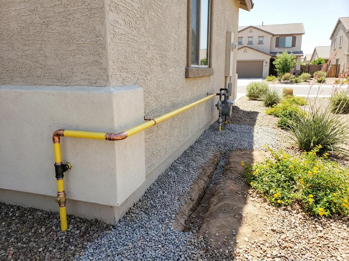 Safe and reliable gas line installation completed by certified professionals