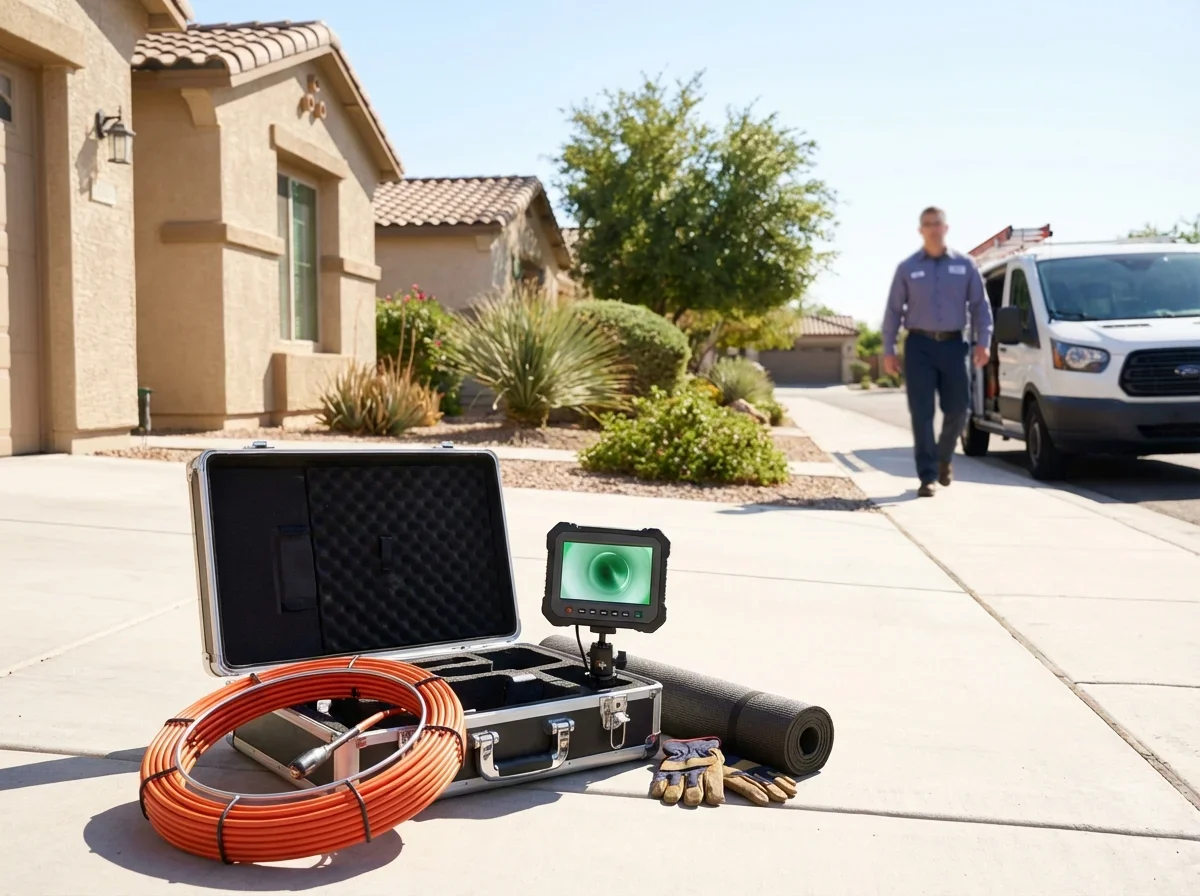 Sewer camera inspection complete, identifying pipe issues to avoid costly repairs
