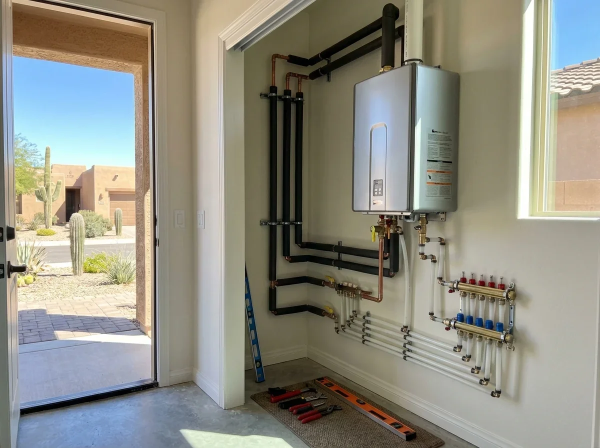 Hot water restored! Expert water heater installation for reliable comfort